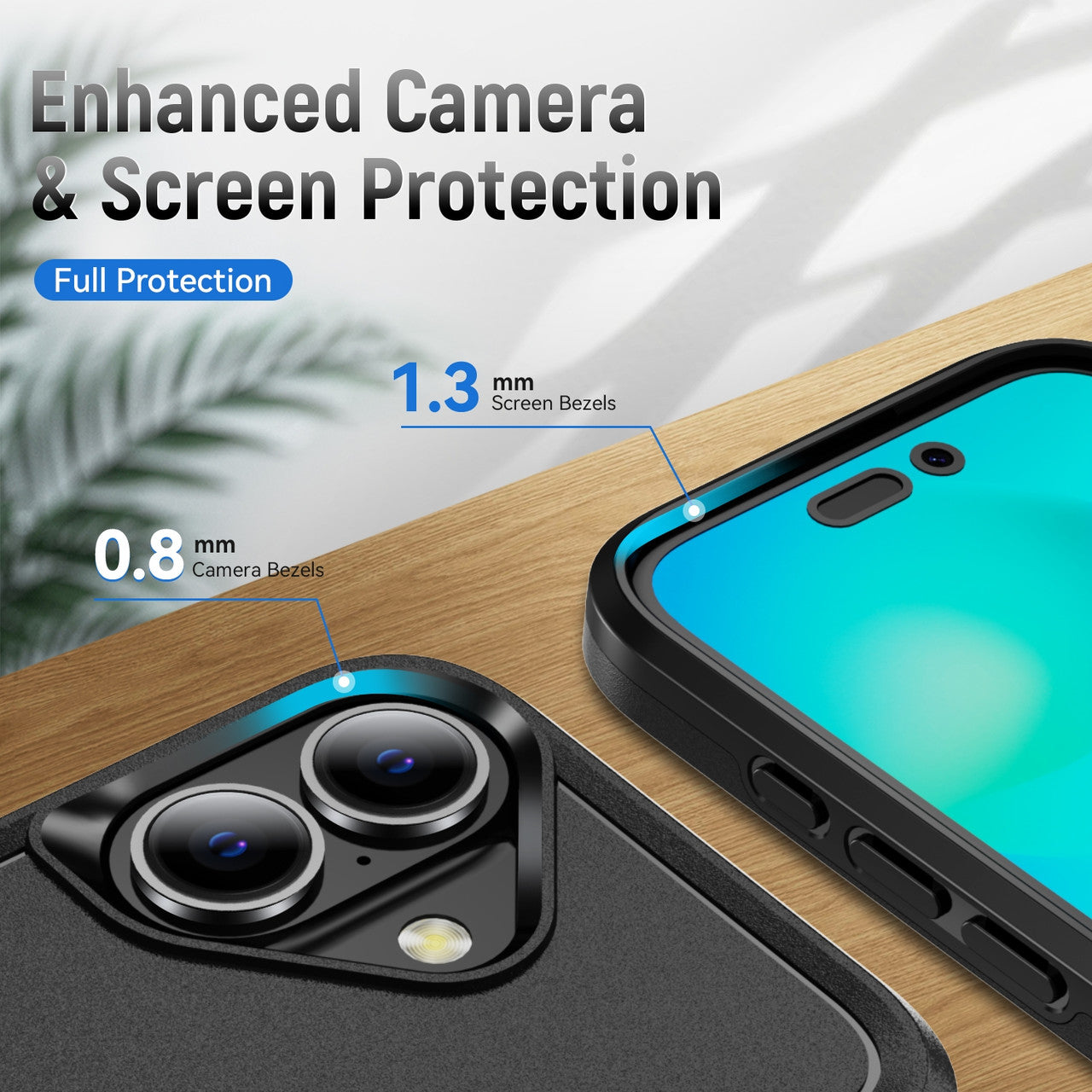 Coque robuste avec anneau pour iPhone 16 Plus Coque robuste avec anneau pour iPhone 16 Plus